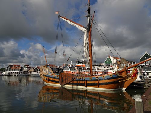 Segelboot in Volendam